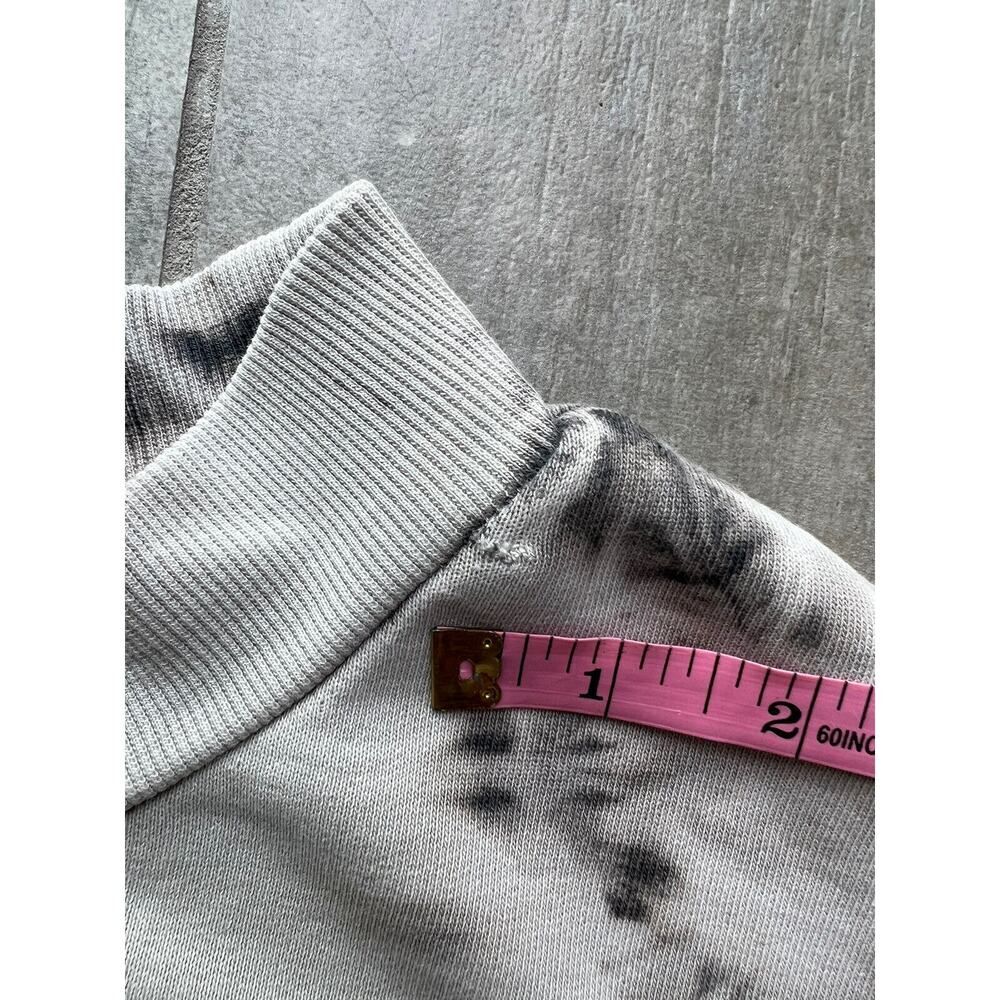 $226 Pam & Gela Women's Gray Long Sleeve Tie Dye Sweatshirt Pullover Top Size M - Picture 8 of 11